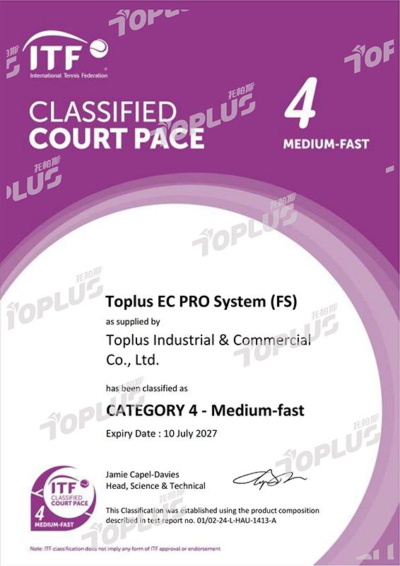 ITF CATAGORY 4 TOPLUS EC PRO System(FS) 