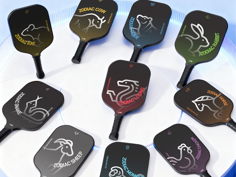 T700 Carbon Fiber Matte Finish Zodiac Pickleball Paddle