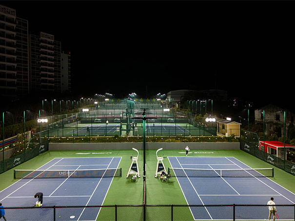 UHS Tennis Court Solutions – Project Case Study | Li-Ning · Jiabaihui Tennis & Badminton Center