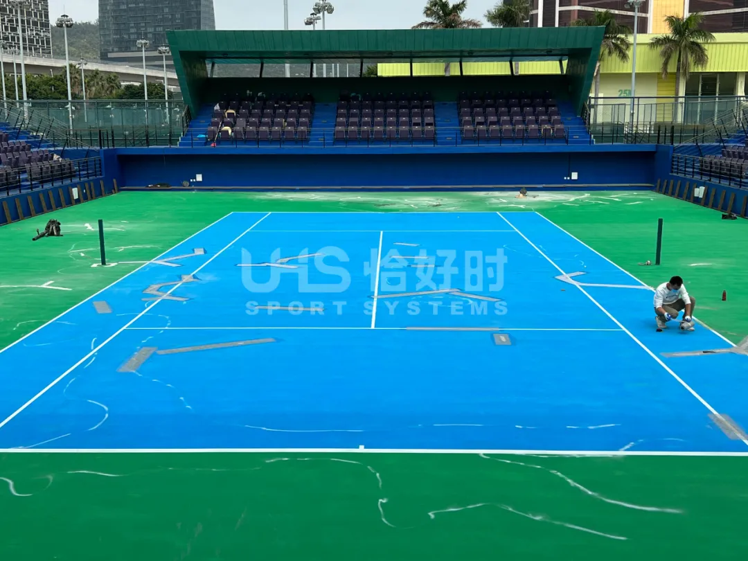 Tennis Court Renovation Case Study | How UHS Transformed Two Professional Tournament Venues