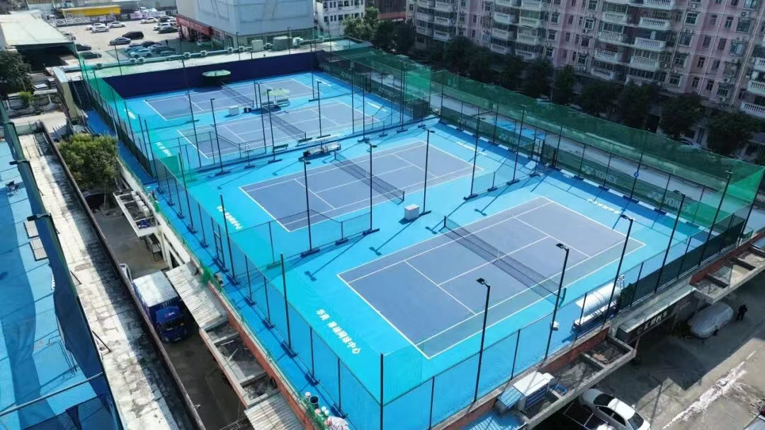Huashang Rhythm Tennis Center | UHS Shenzhen Tennis Court Solution – Project Case Study